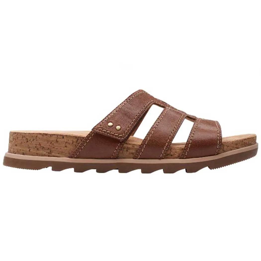 Tan Clarks Yacht Coral Sandals (Women's)