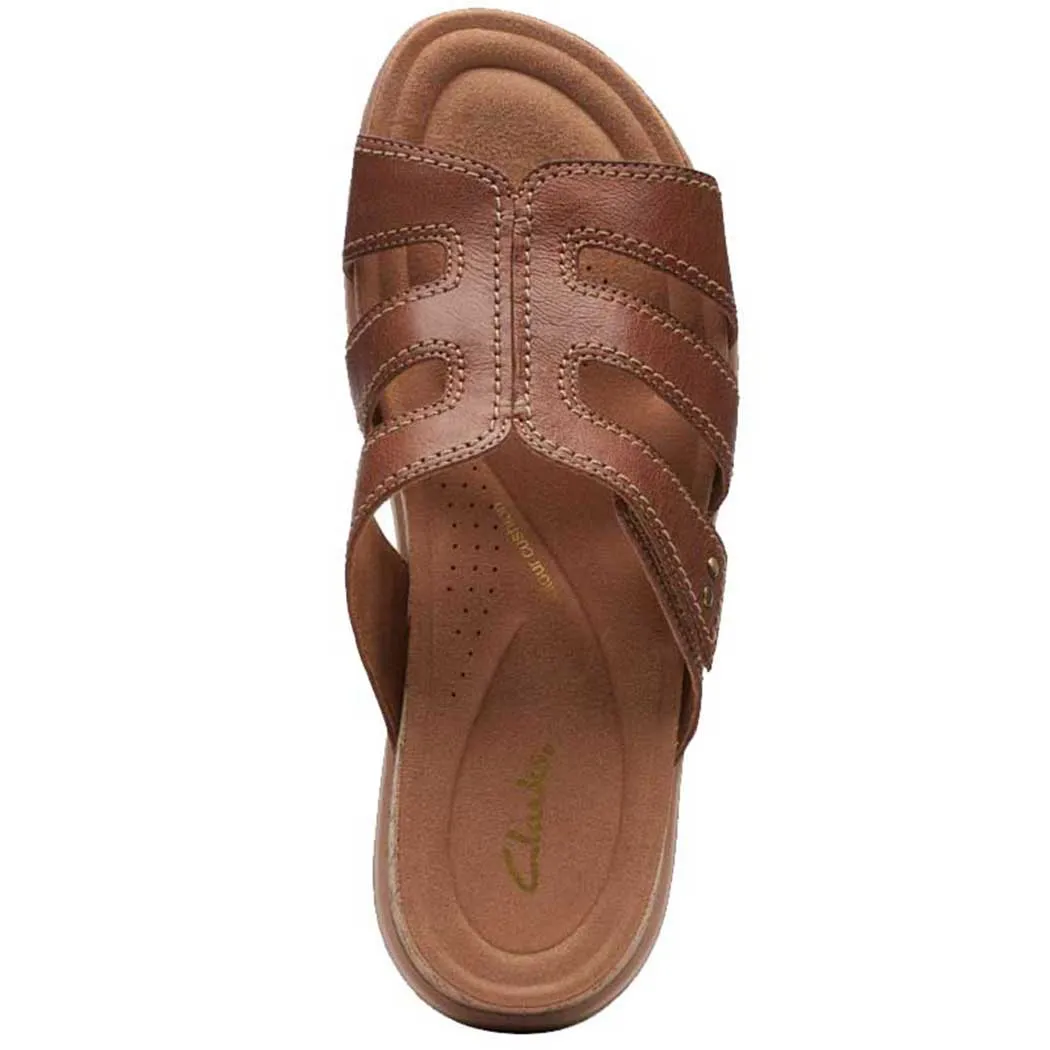 Tan Clarks Yacht Coral Sandals (Women's)