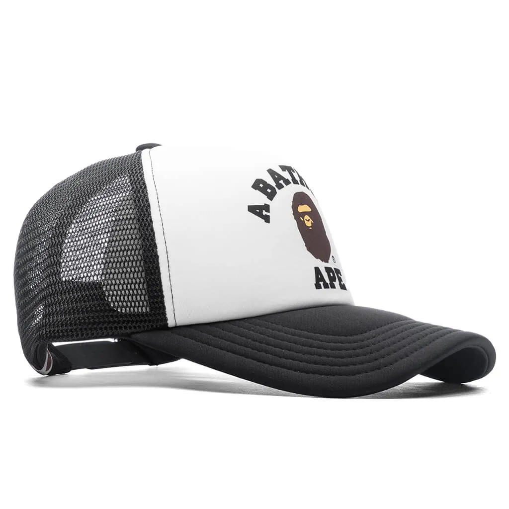 Black College Baseball Cap