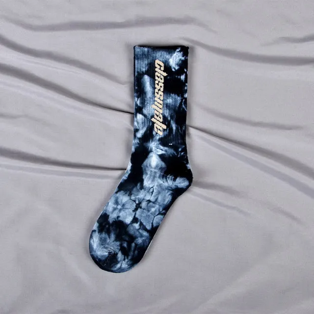 Colorful Letter Socks | Tie Dye Skateboard Fashion Socks