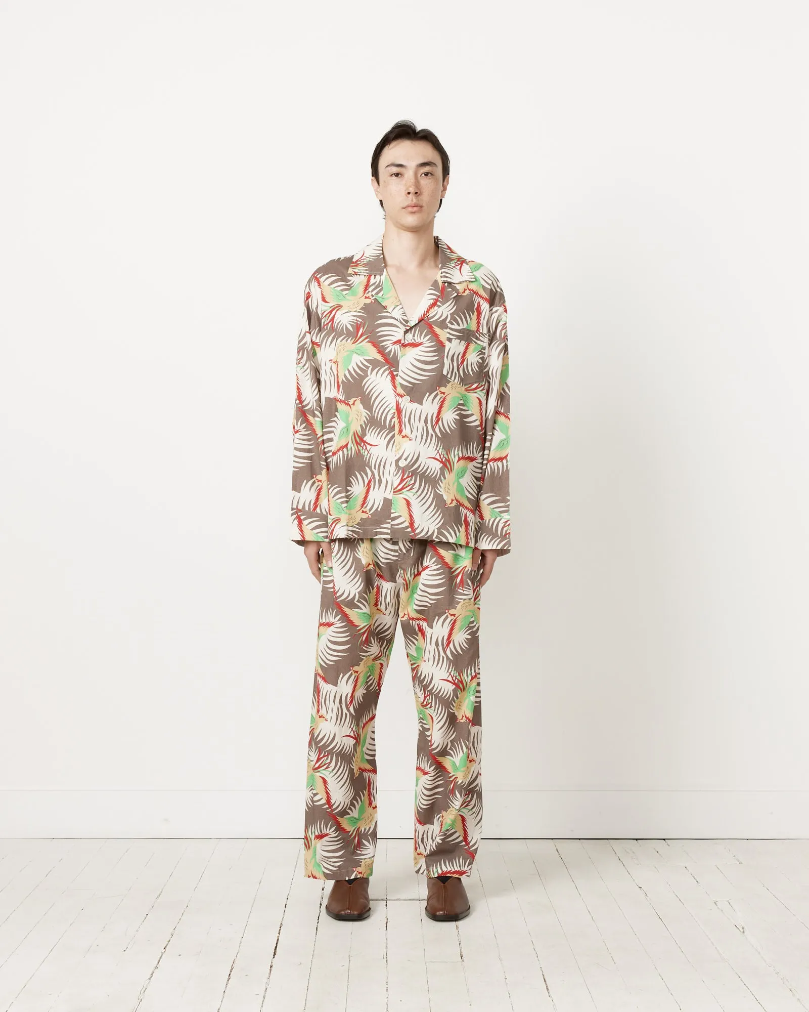 Conure Parrot Print Lounge Pants - Multicolor