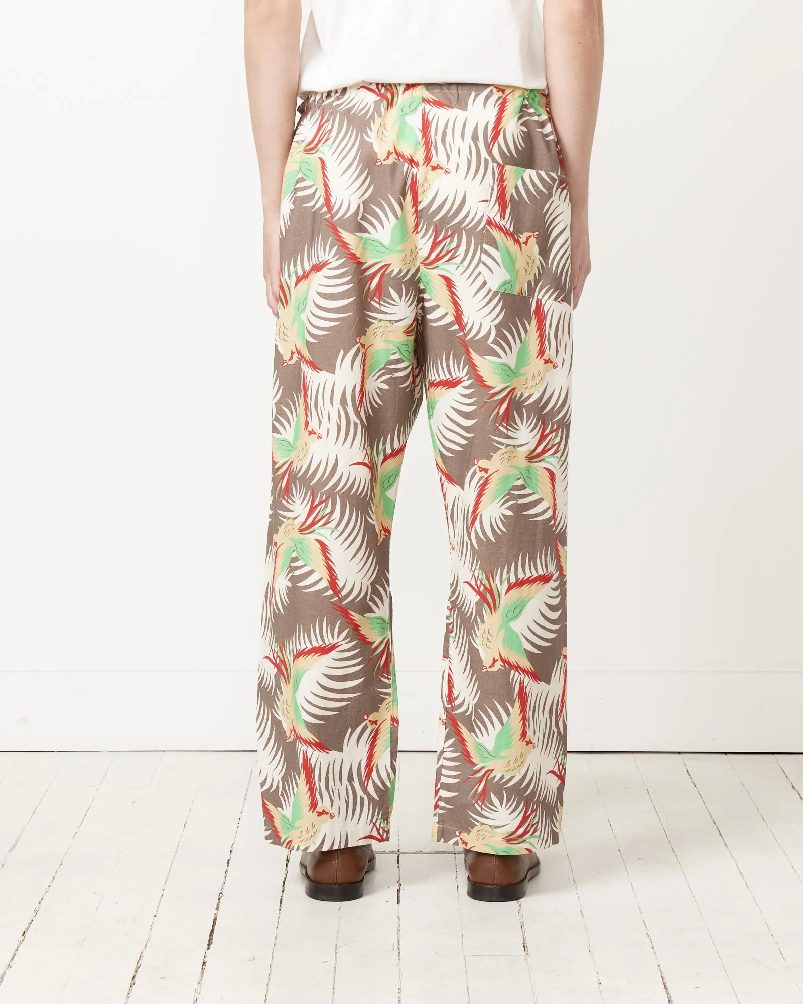 Conure Parrot Print Lounge Pants - Multicolor