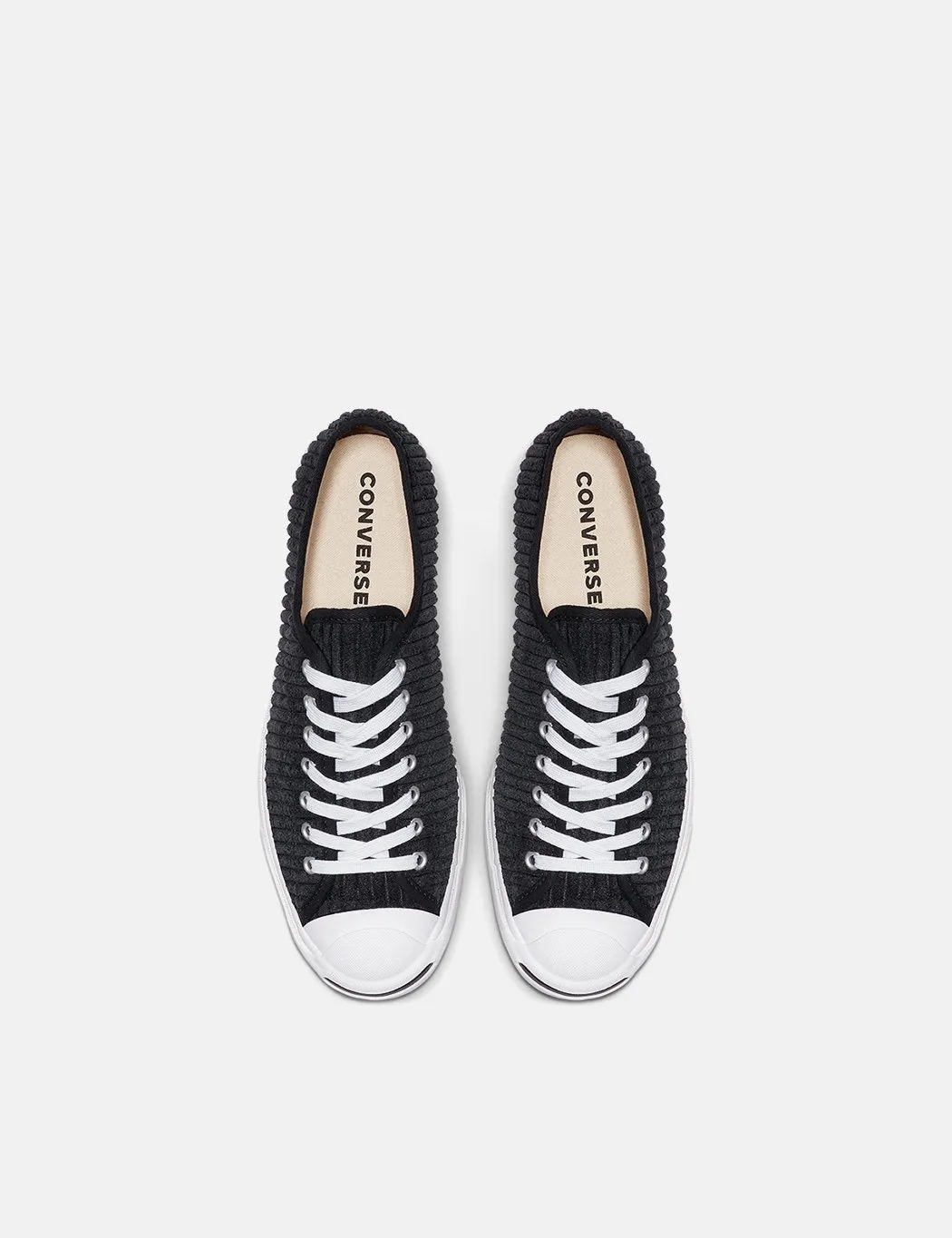 Converse Jack Purcell Wide Wale Cord Black White