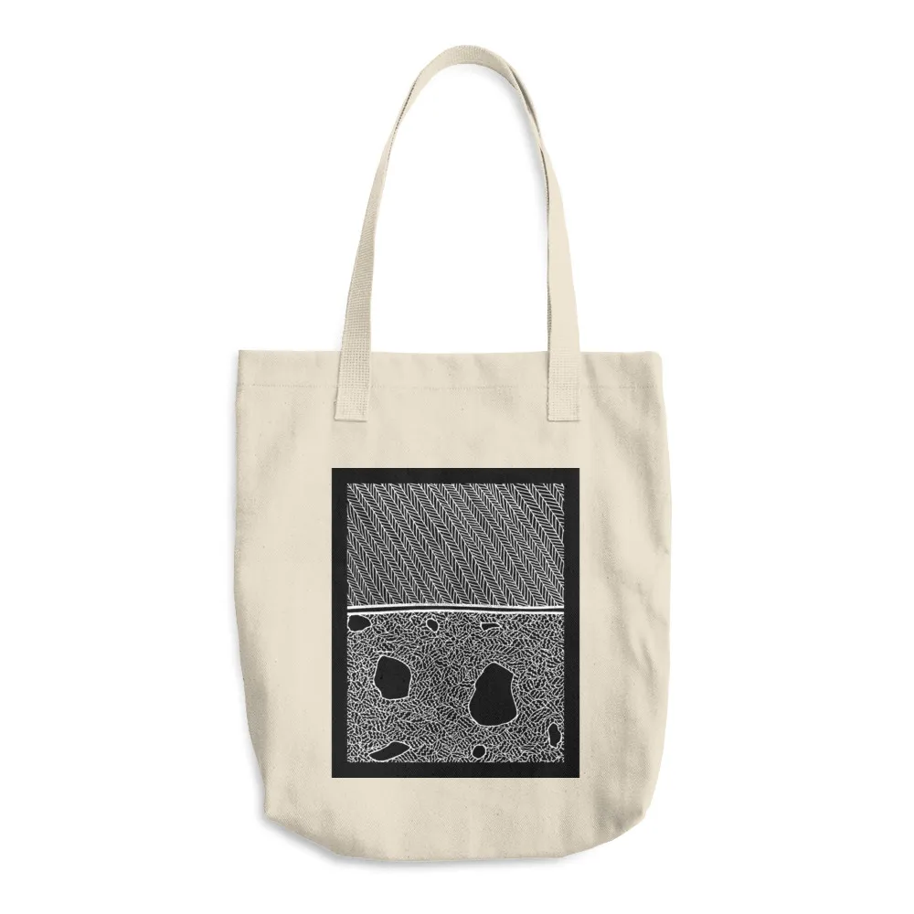 Barton Springs Light and Limestones Cotton Tote Bag