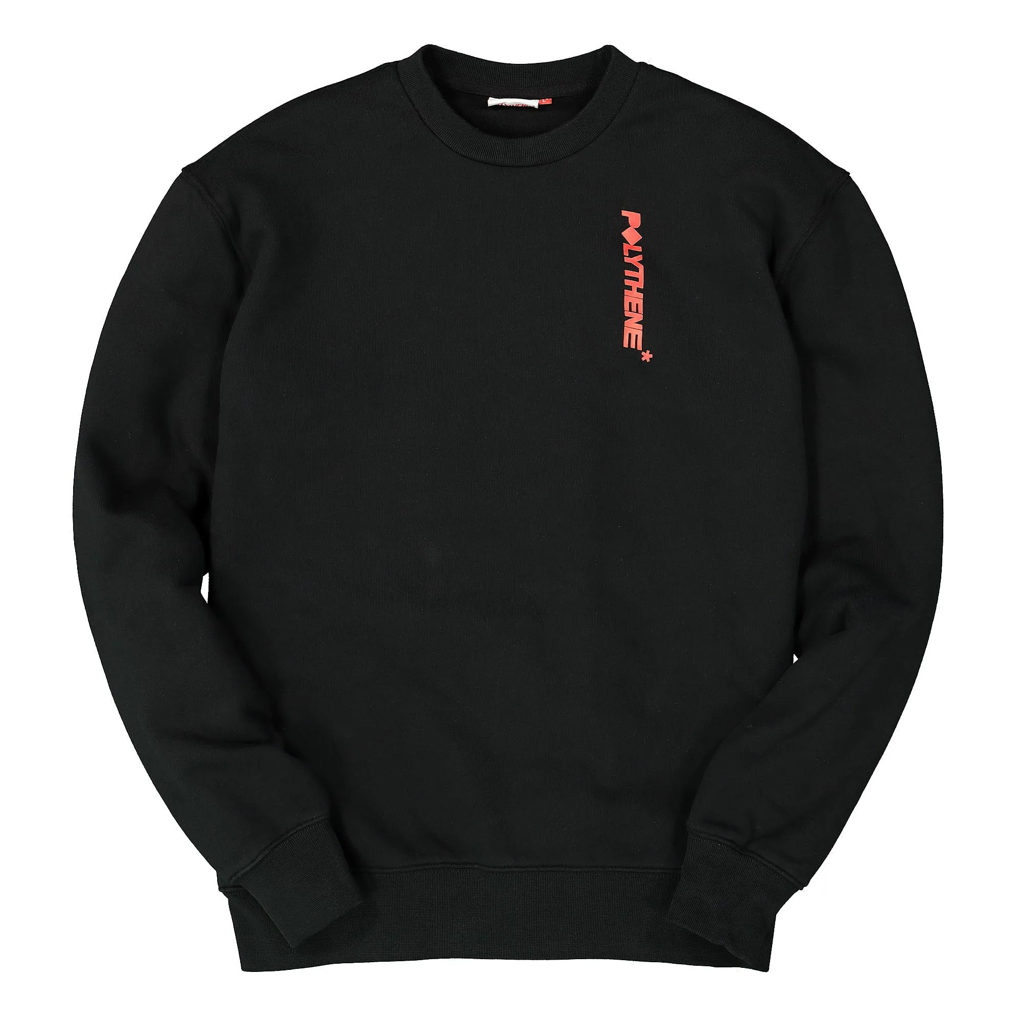 crewneck sweater with metal rod