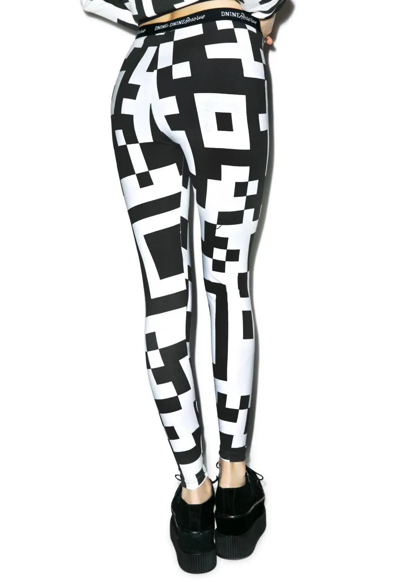 D9 Code Leggings - Stylish Leggings for Women