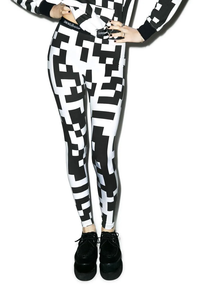 D9 Code Leggings - Stylish Leggings for Women