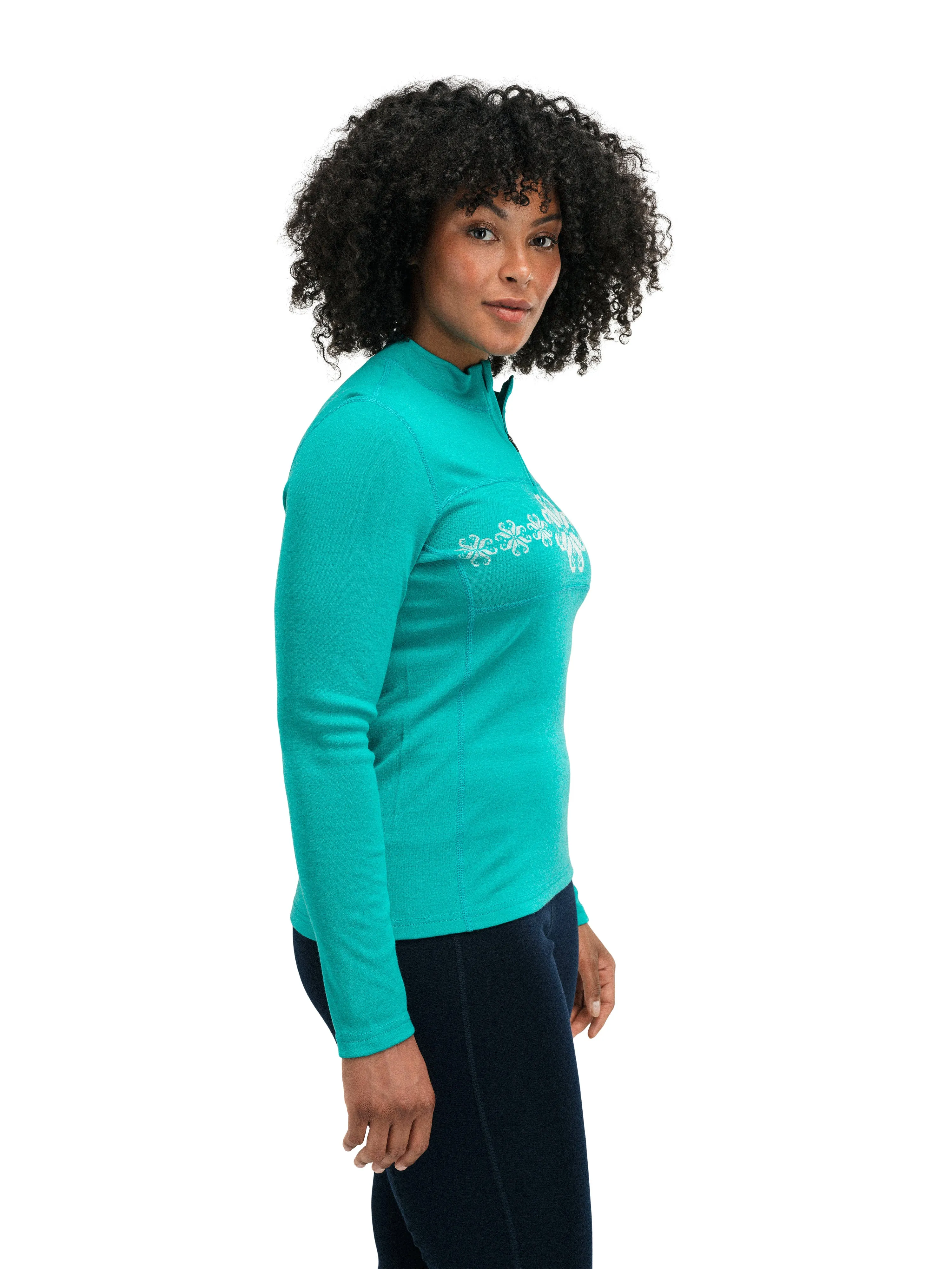 Falkeberg Half-Zip Baselayer for Women by Dale of Norway