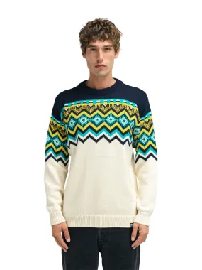 Dale of Norway Randaberg Sweater Men's Off White Navy Peacock