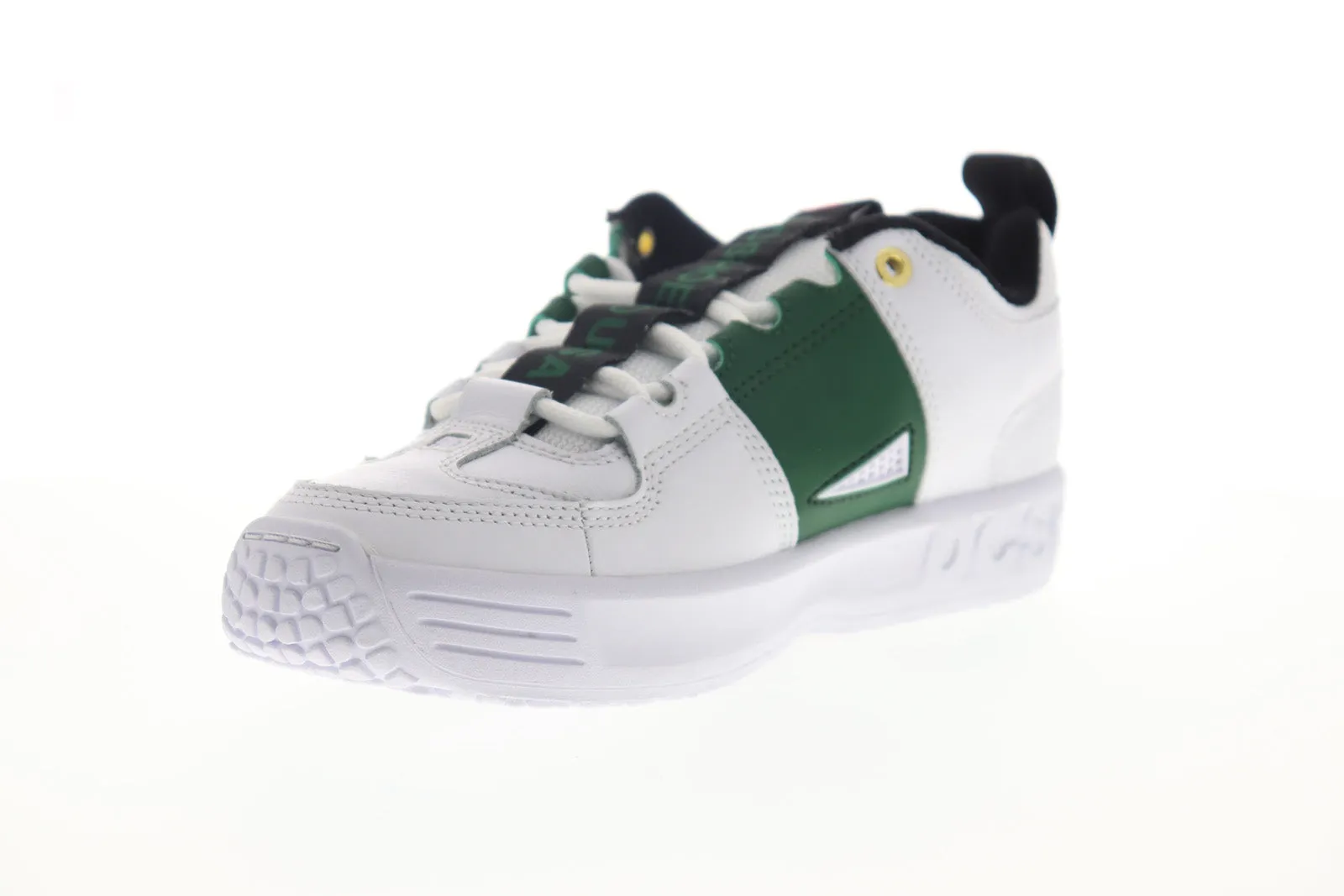 DC Lynx OG Mens White Leather Skate Shoes - ADYS100425