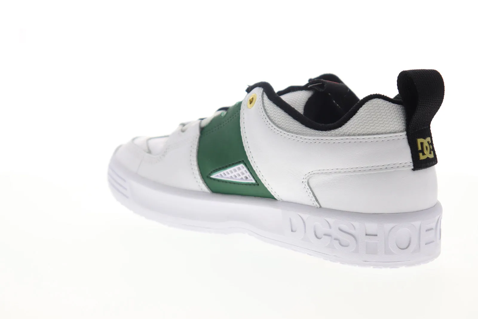 DC Lynx OG Mens White Leather Skate Shoes - ADYS100425