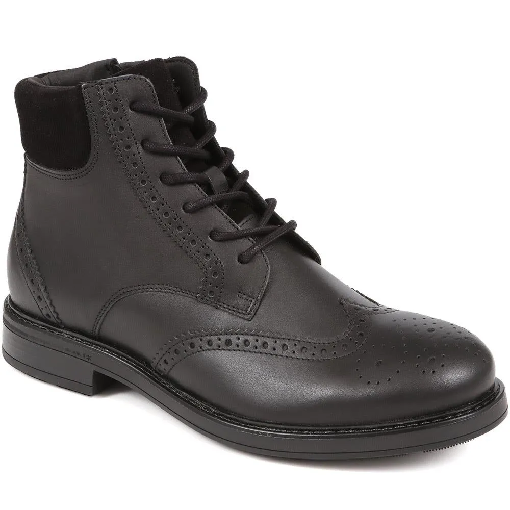 Deon Brogue Leather Boots - DEON / 324 500