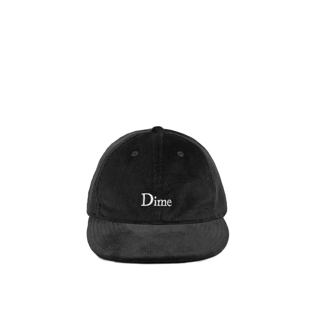 Dime Classic Logo Corduroy Cap Black