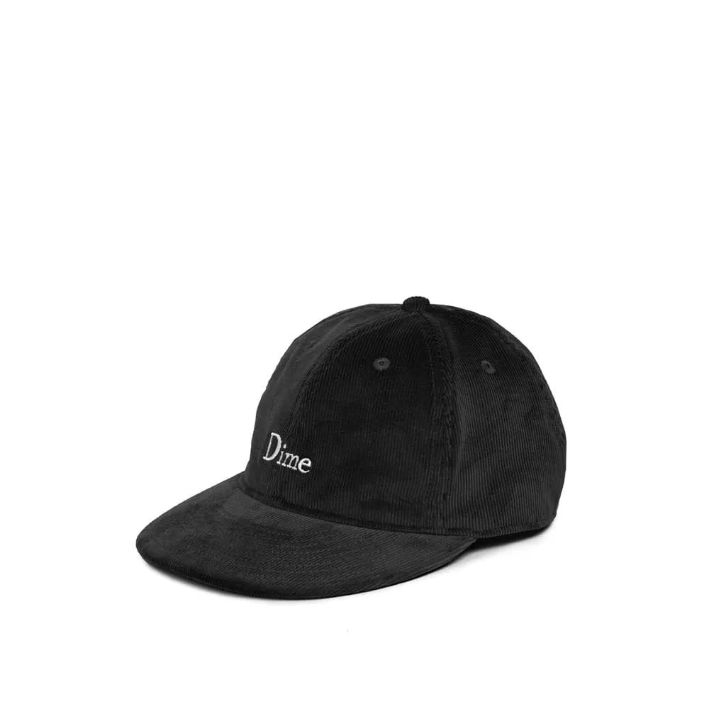 Dime Classic Logo Corduroy Cap Black