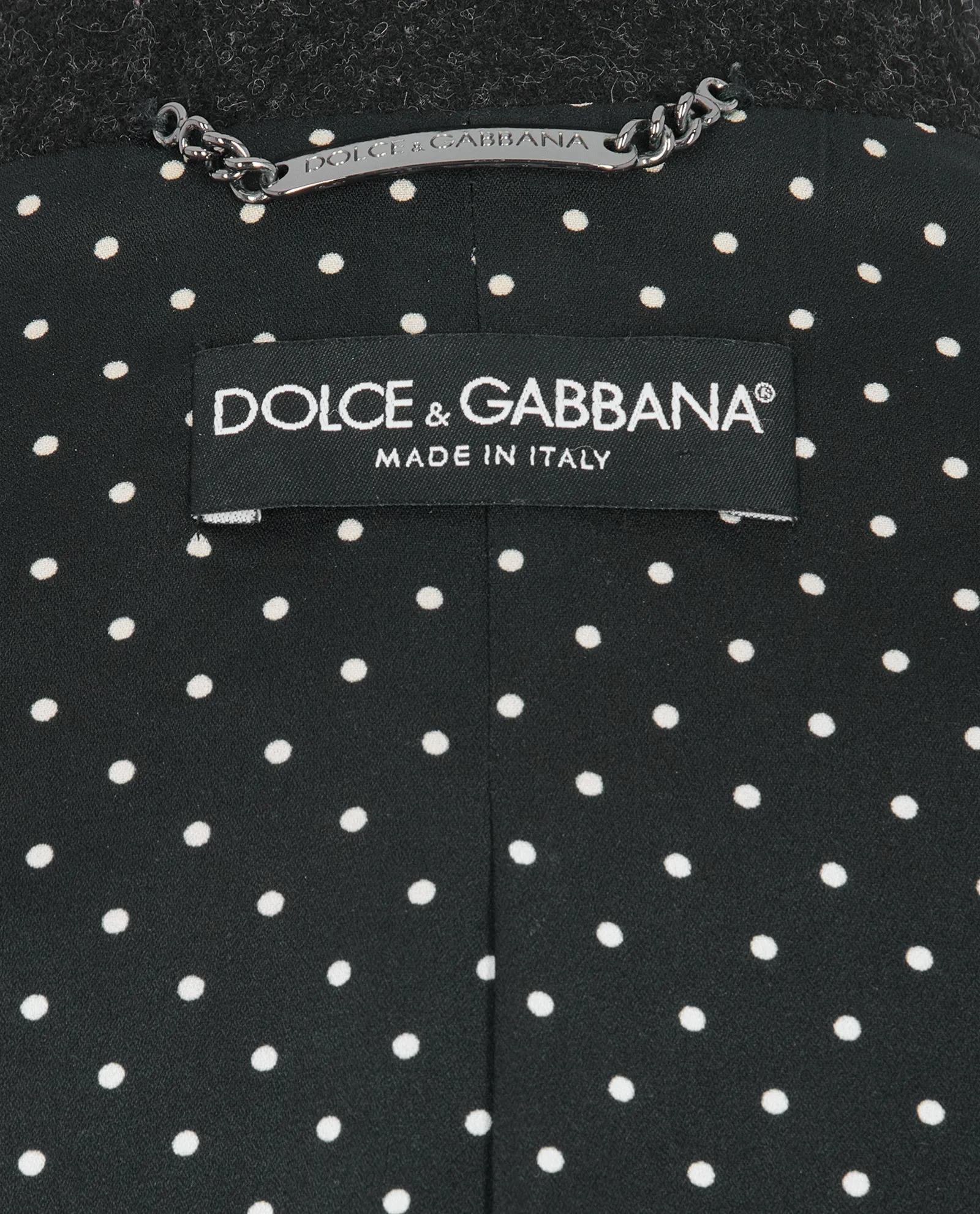 Dolce & Gabbana Coat with Oversized Buttons - Shop Now