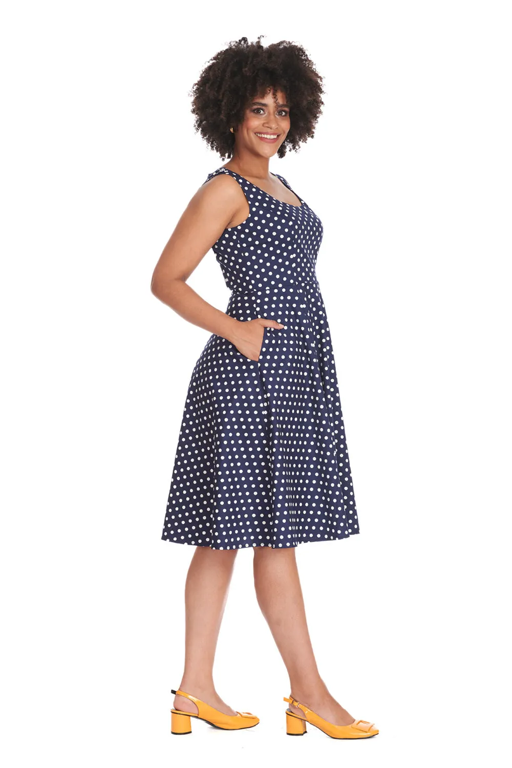 Polka Dot Swing Dress