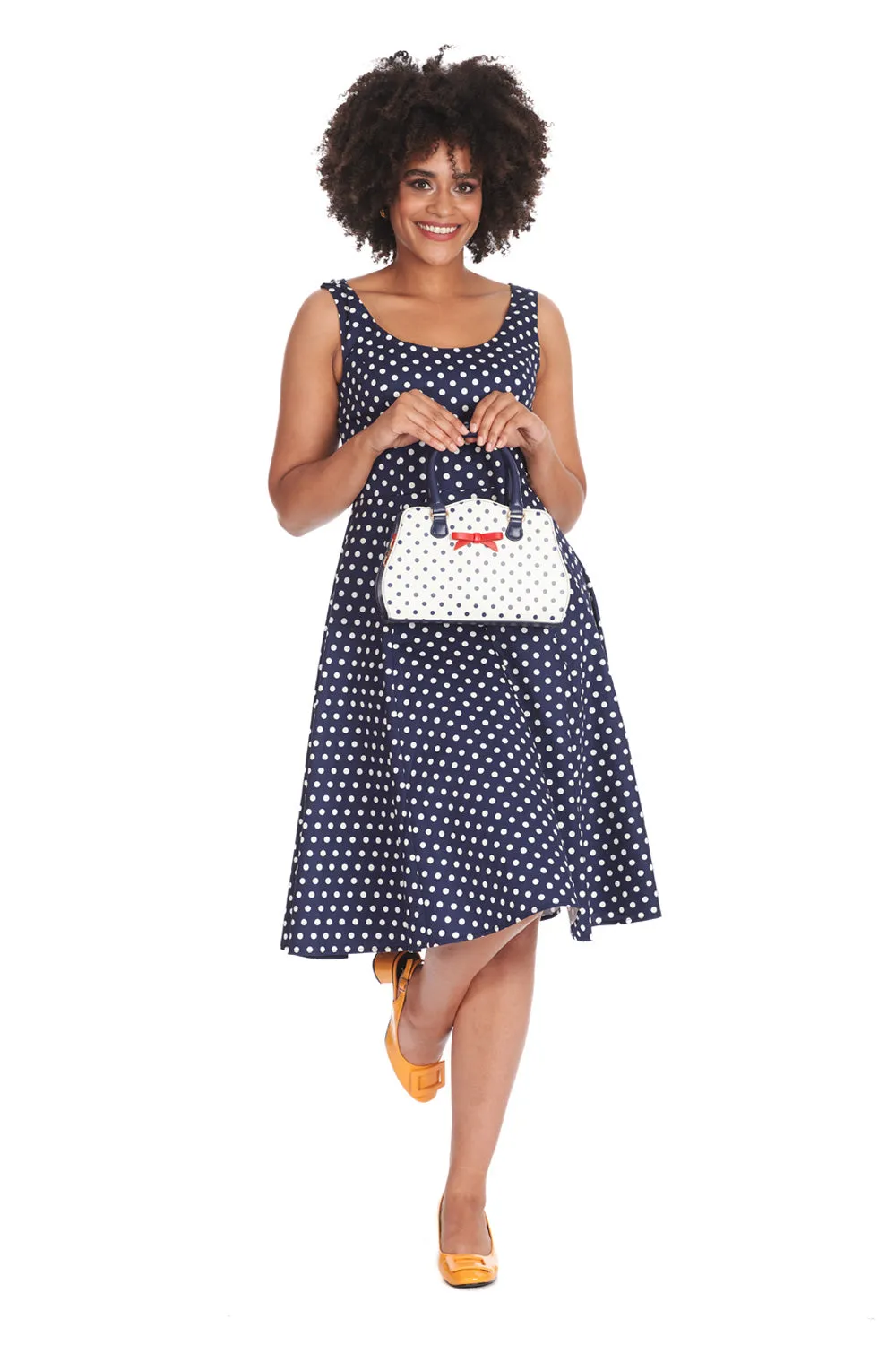 Polka Dot Swing Dress