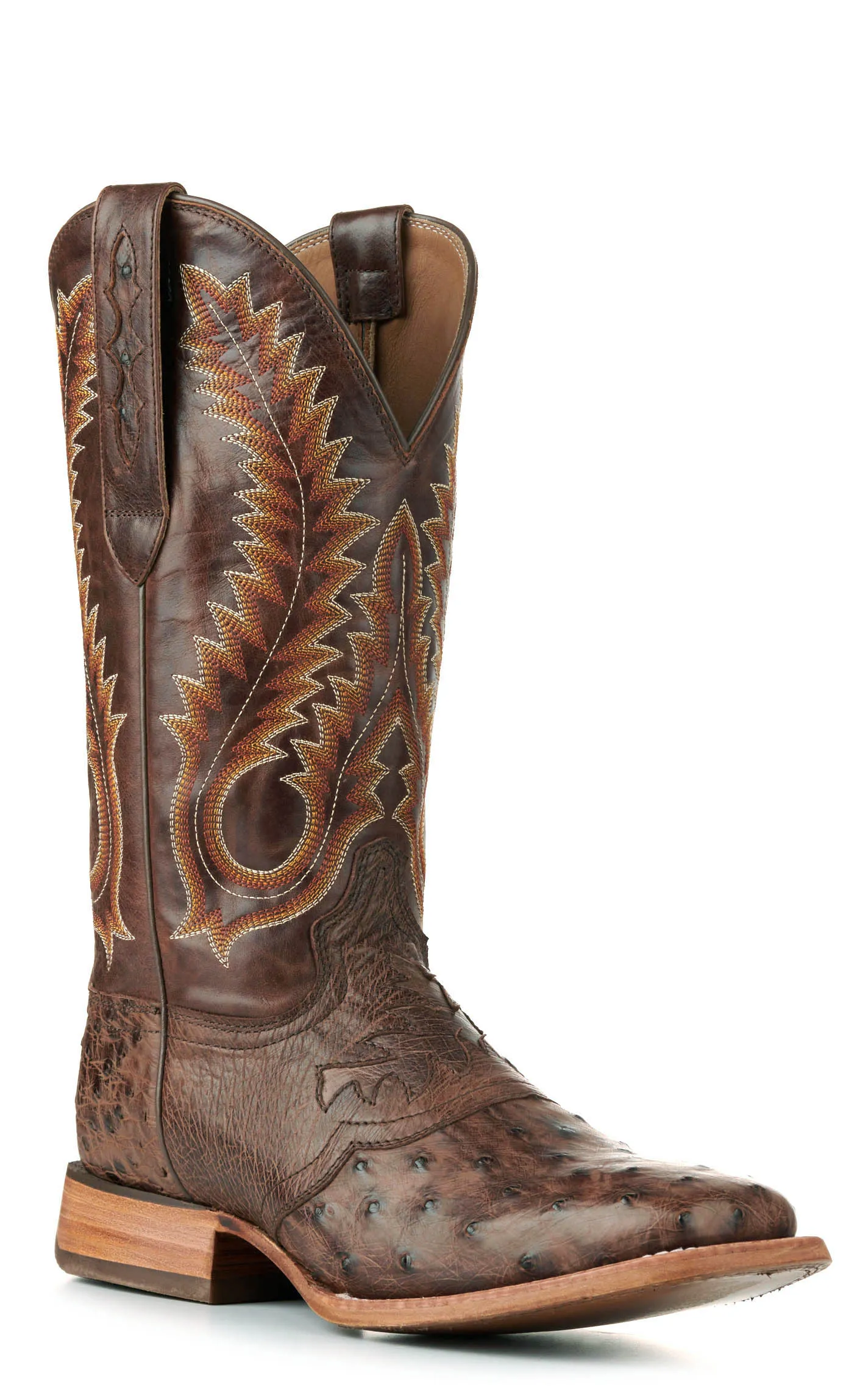 Durango Men's Full Quill Ostrich Exotic Cowboy Boots