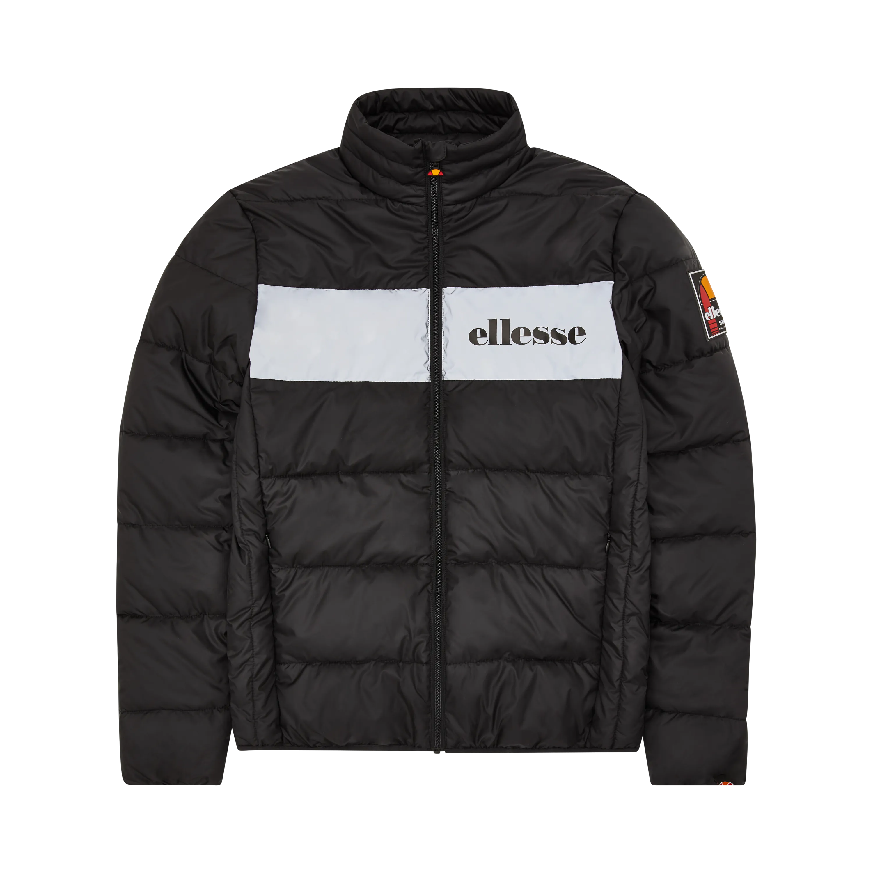 Ellesse Men's Illo Padded Reflective Jacket Black