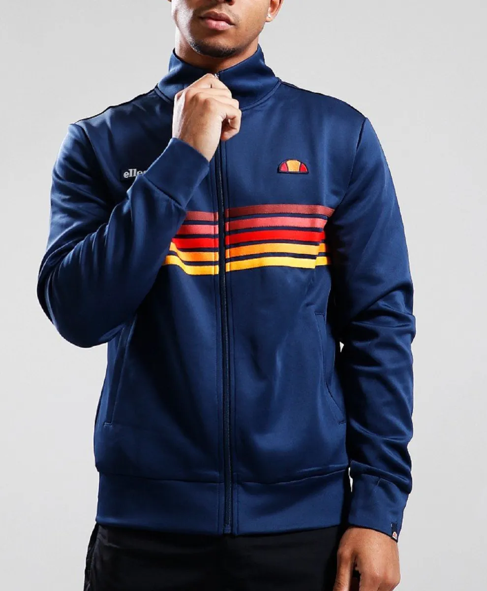 Ellesse Classic Track Jacket in Navy