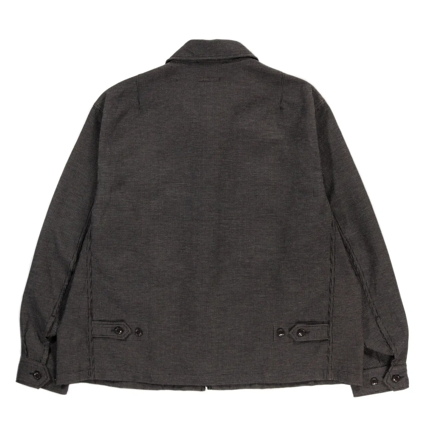 Engineered Garments Clagtin Jacket in Dark Brown Waffle Cotton NYC.