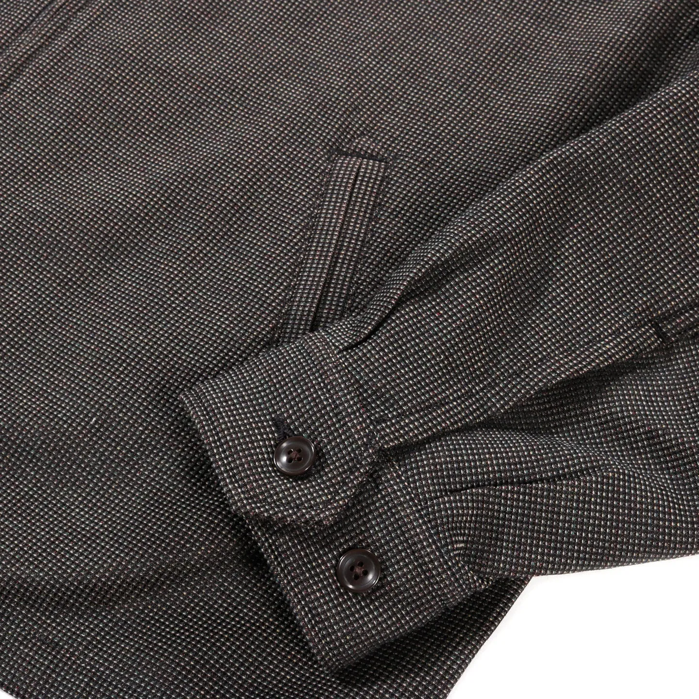 Engineered Garments Clagtin Jacket in Dark Brown Waffle Cotton NYC.