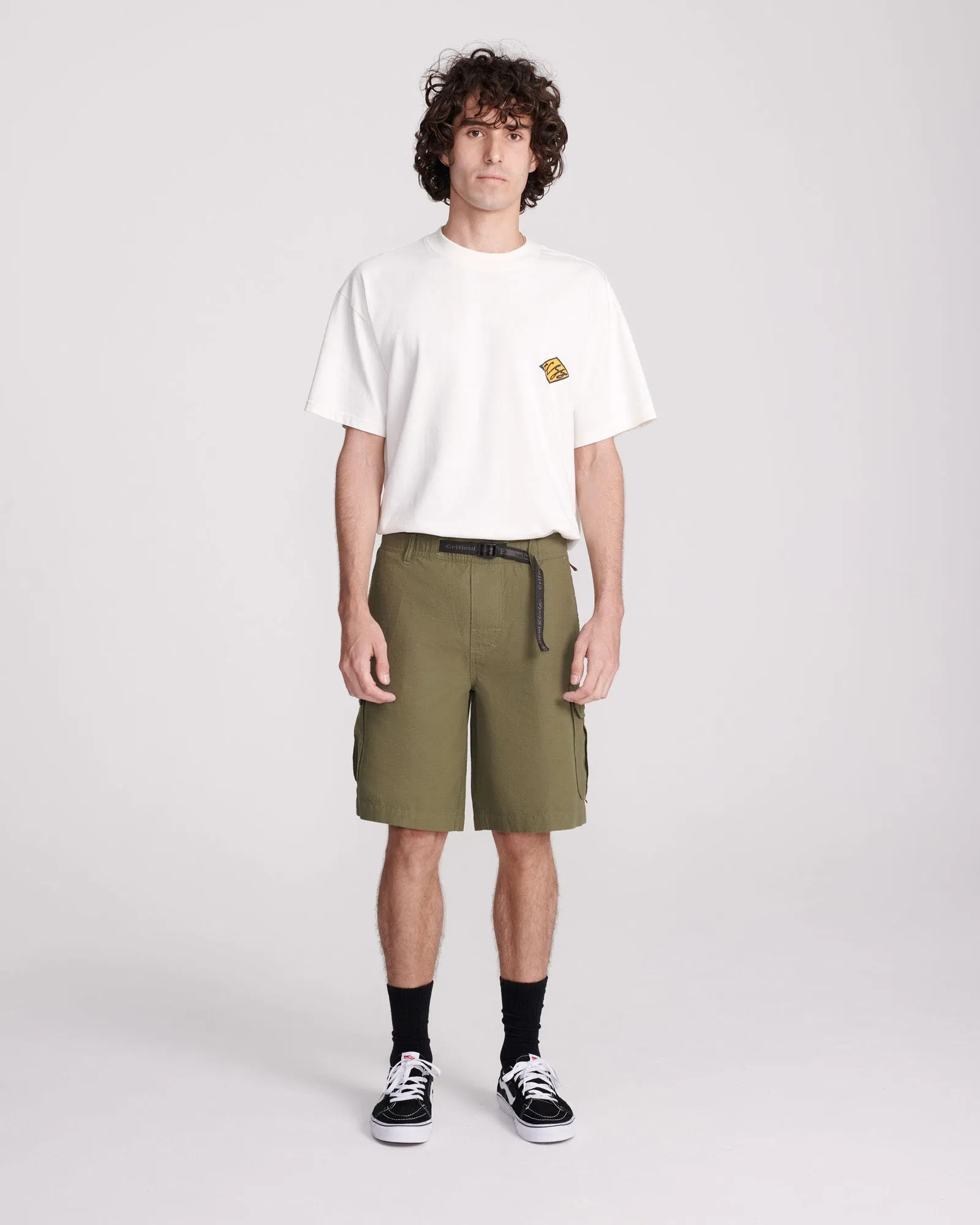 Explore Utility Shorts in Fatigue Color