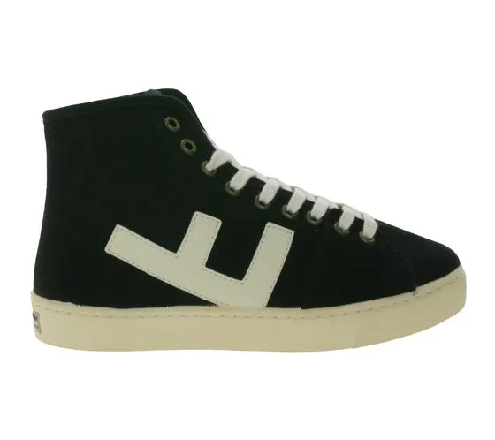 fair and sustainable city shoes made of canvas, Black/white from FLAMINGOS LIFE El Camino