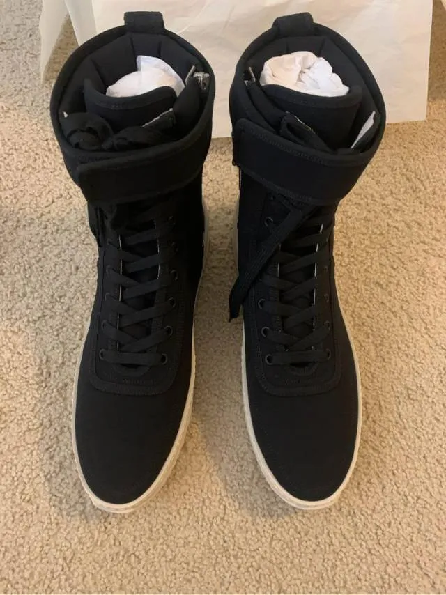 Fear of God Black Nylon Military Sneaker