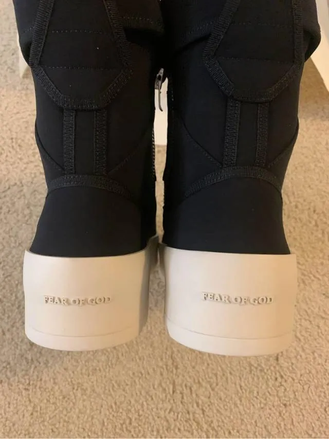 Fear of God Black Nylon Military Sneaker