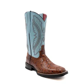 Ferrini Women's Turtle Cowboy Boots in Cigar Leather