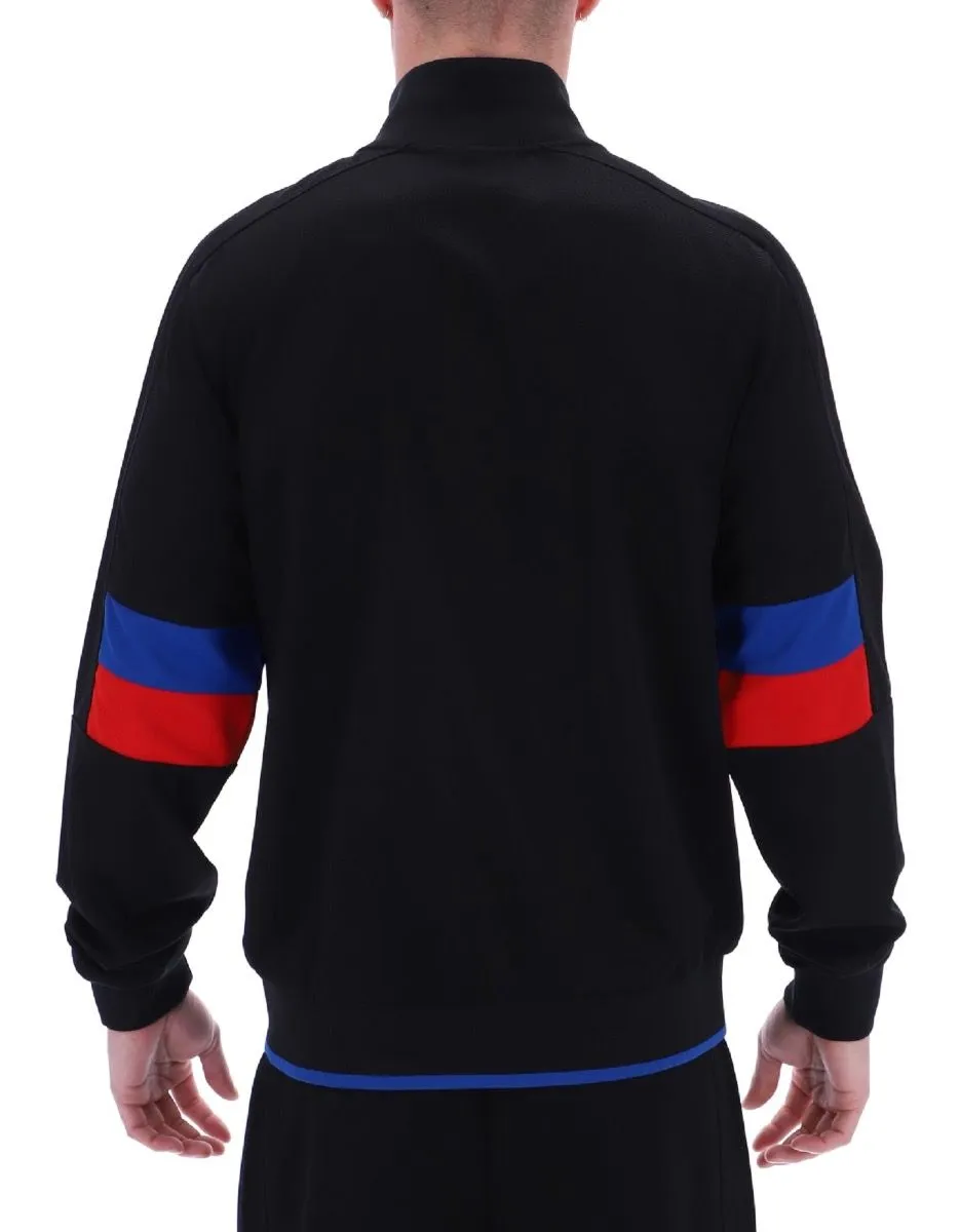 Fila Fischer Color Blocked Track Jacket Black Blue