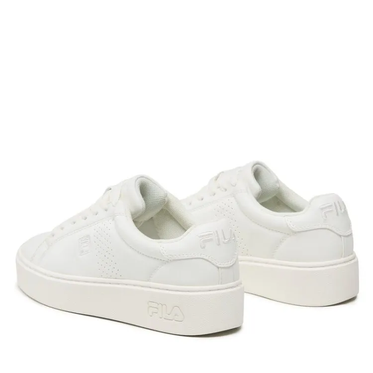 FILA Teens White High Top Lace-Up Sneakers