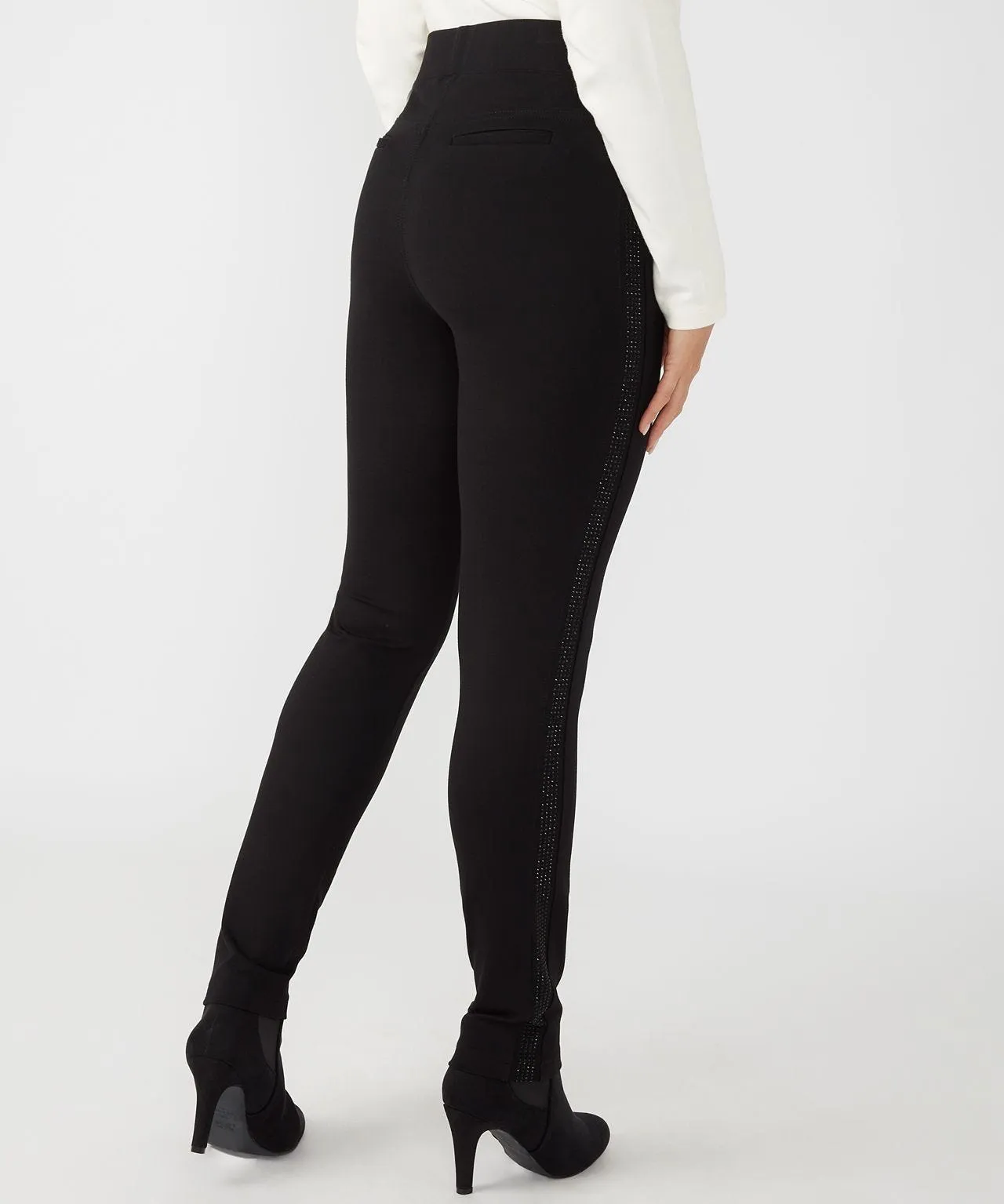 First Avenue Ponte Leggings with Sparkle Detail