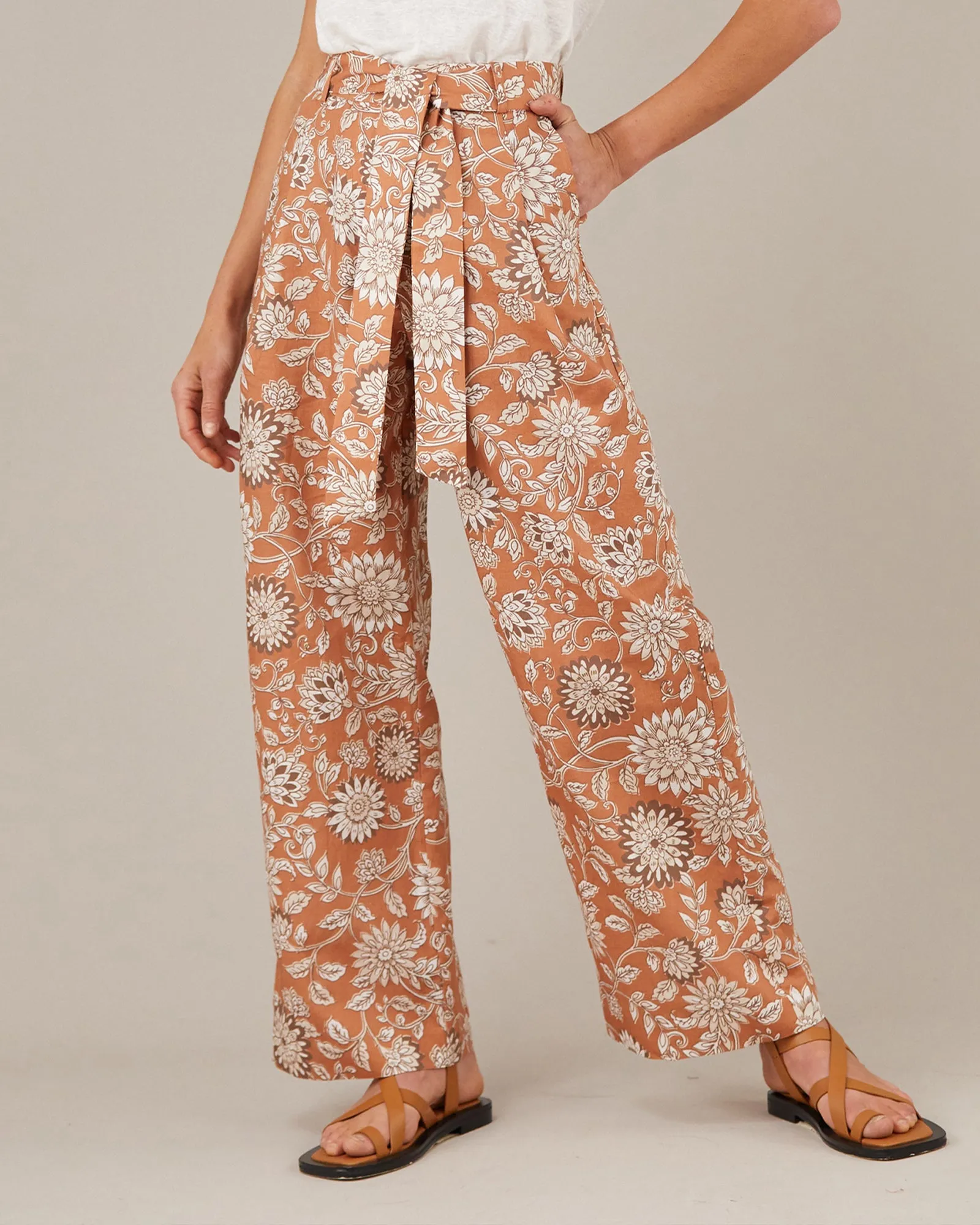 Folklore Print Pants