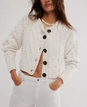 Long Sleeve Cotton Cardigans | Casual Office Style | Free People