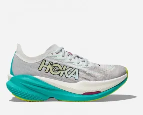 Frost Electric Aqua Women's Mach X 2 Road Running Shoes by HOKA