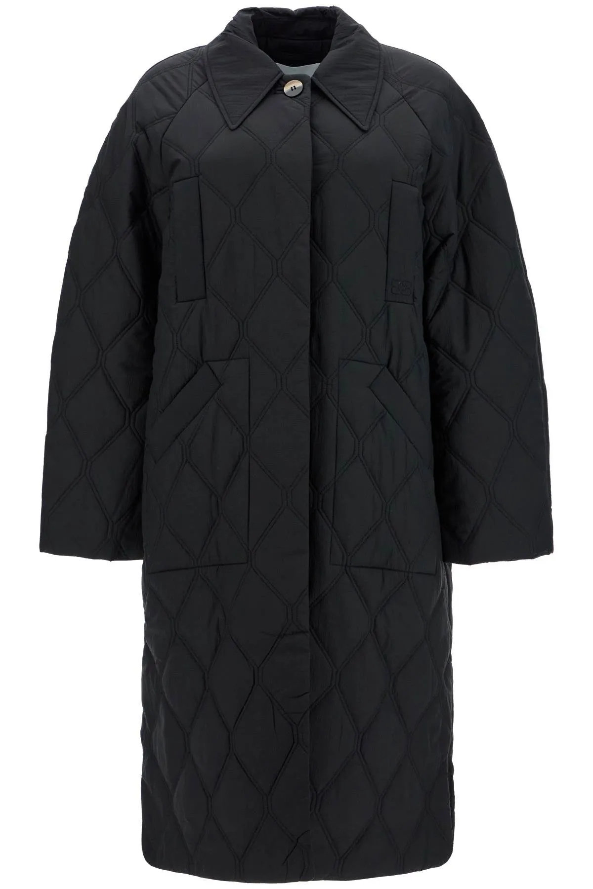 GANNI Quilted Padded Coat