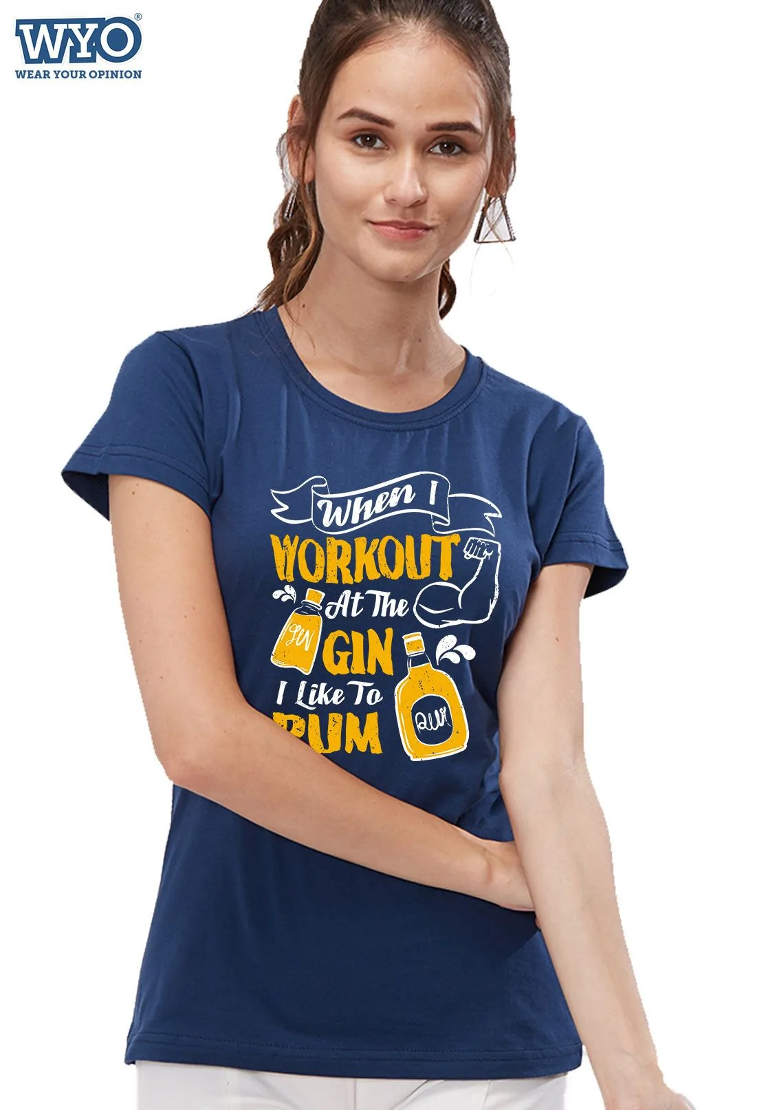 Gin Rum Workout Women T-shirt