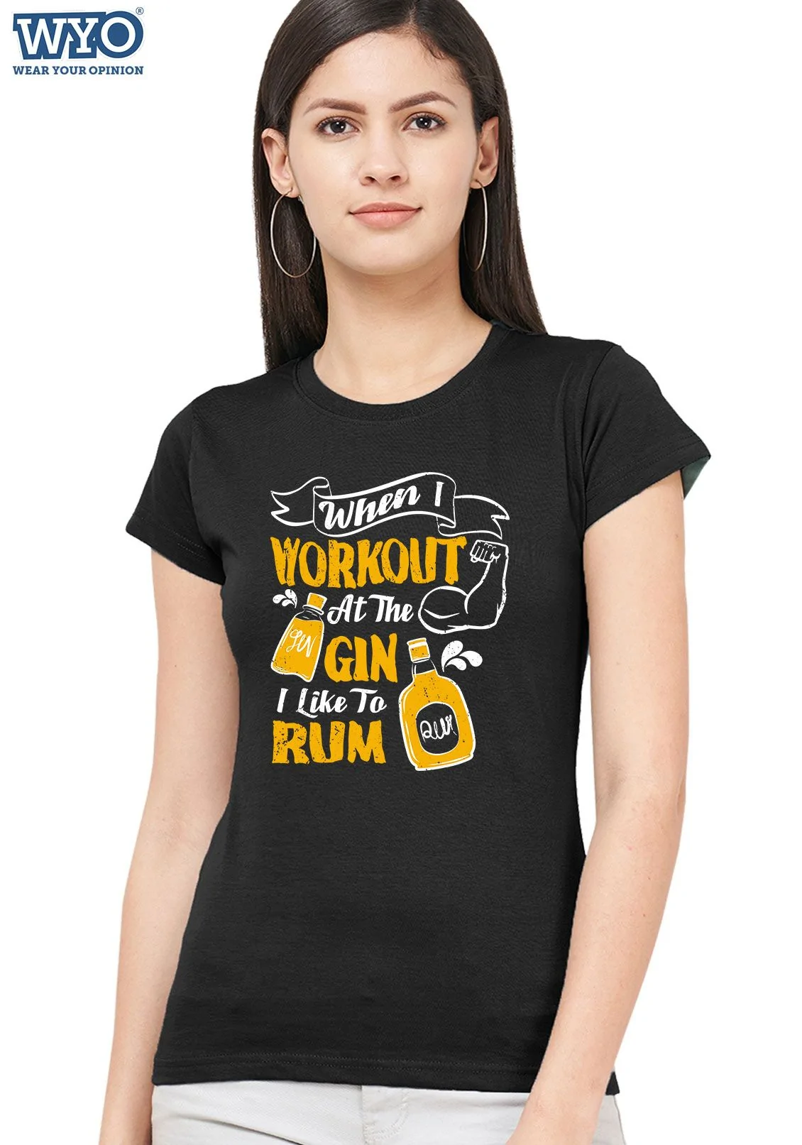 Gin Rum Workout Women T-shirt