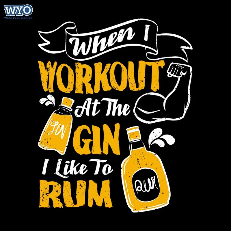 Gin Rum Workout Women T-shirt