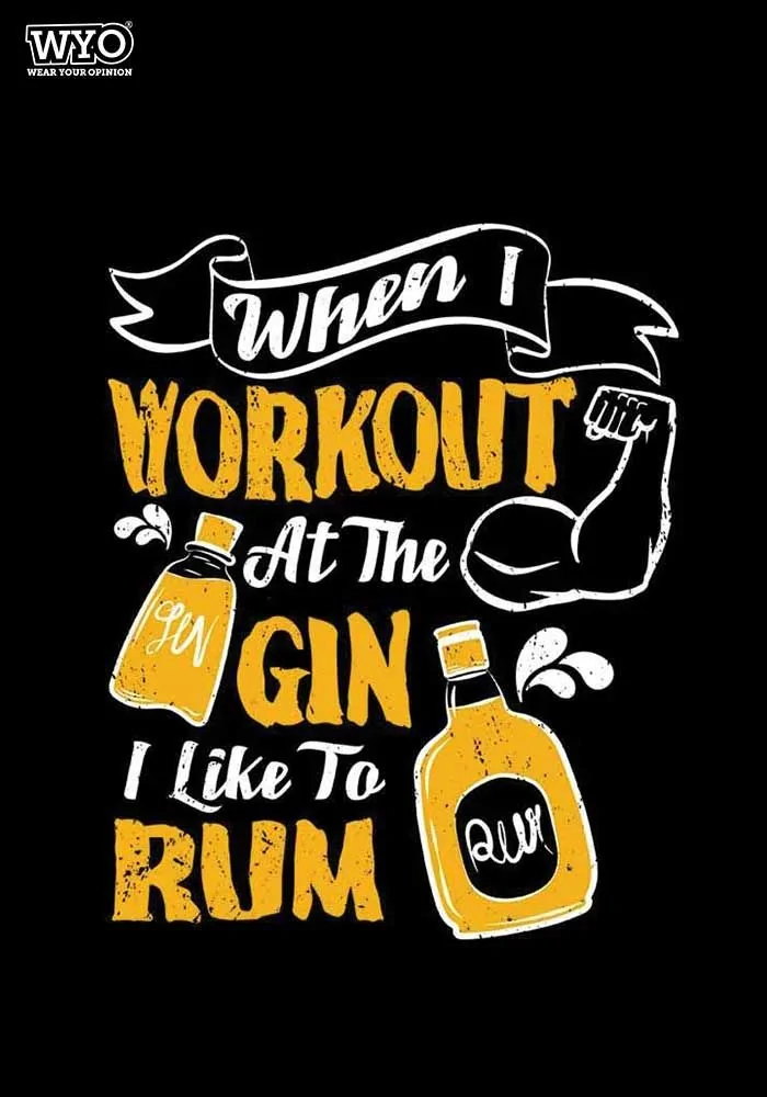 Gin Rum Workout Women T-shirt