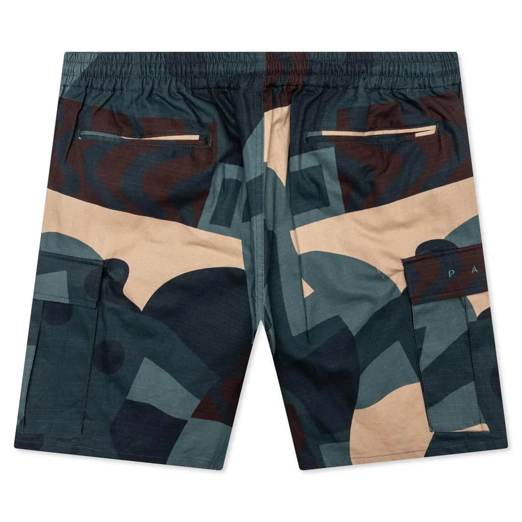 Green Camo Shorts