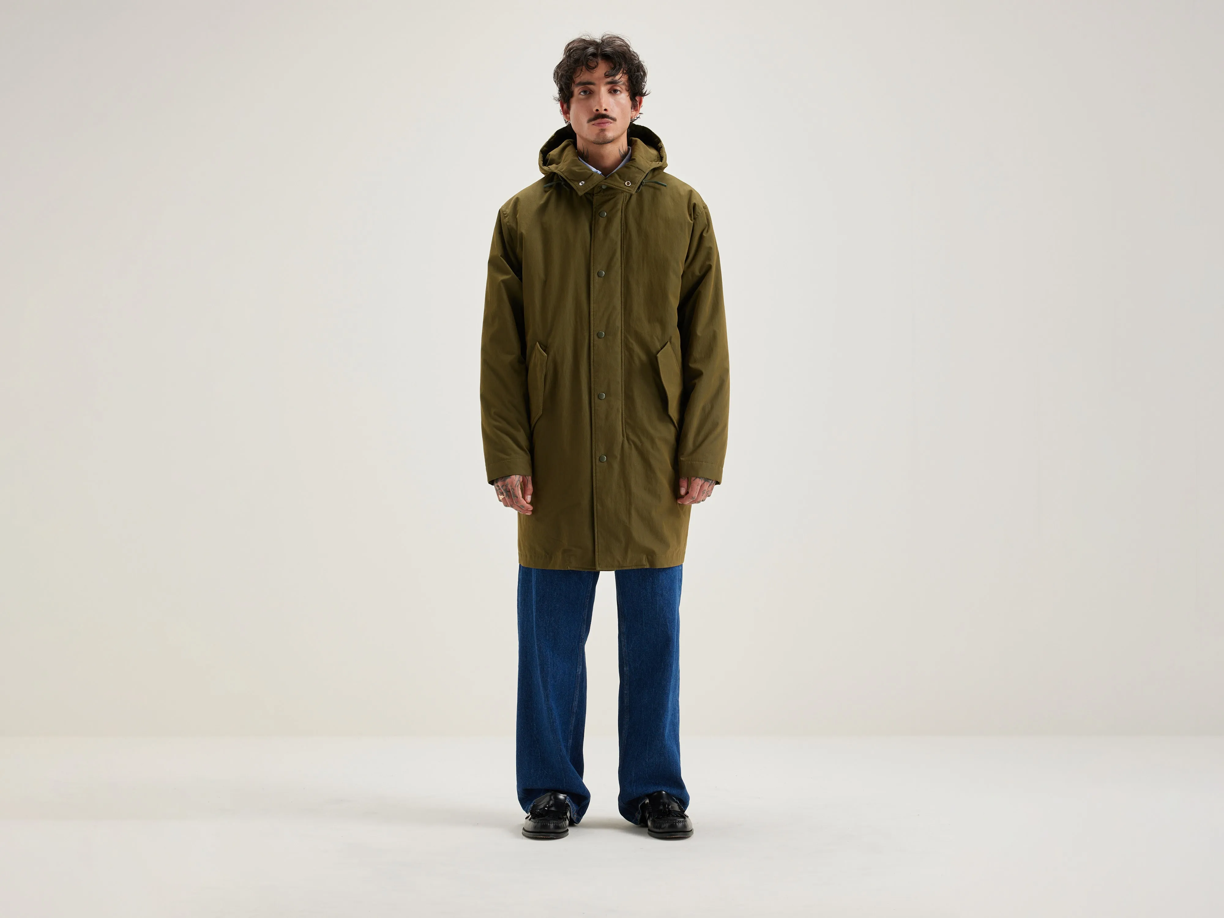 Hanson Olive Coat in Size 242 for Men