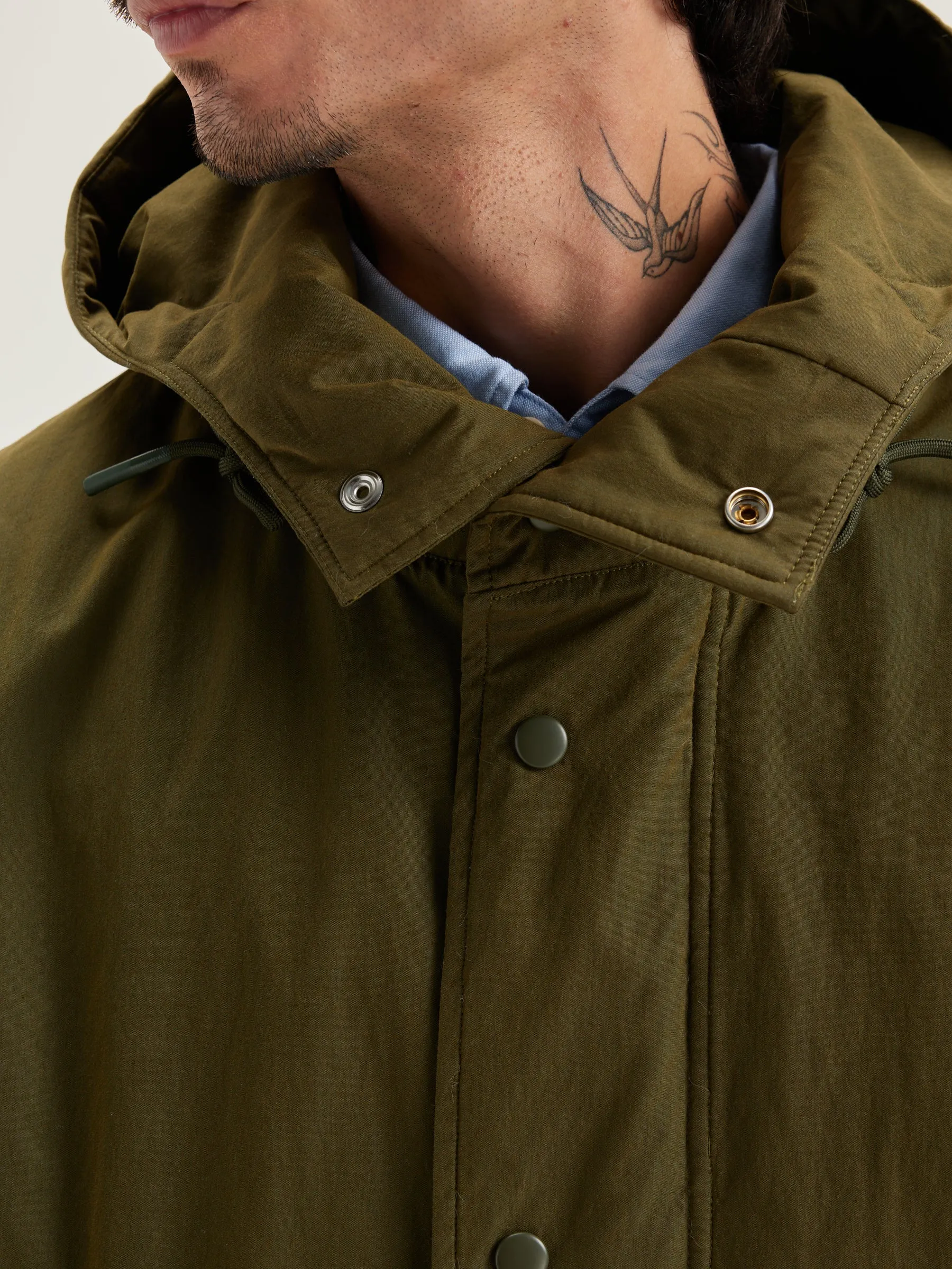 Hanson Olive Coat in Size 242 for Men