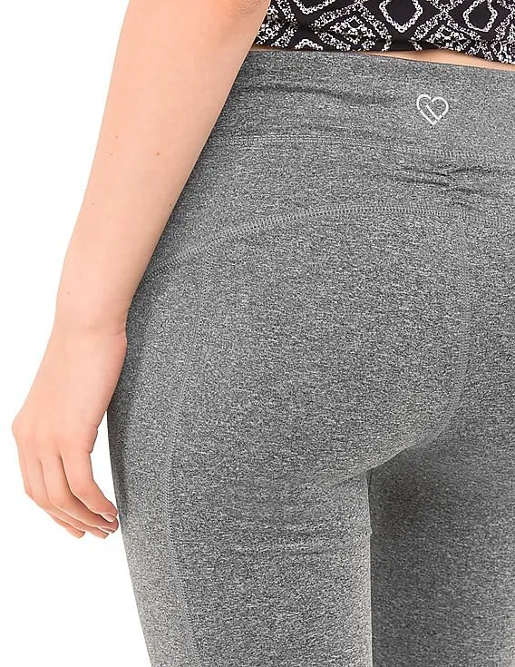 Heathered Active Capris