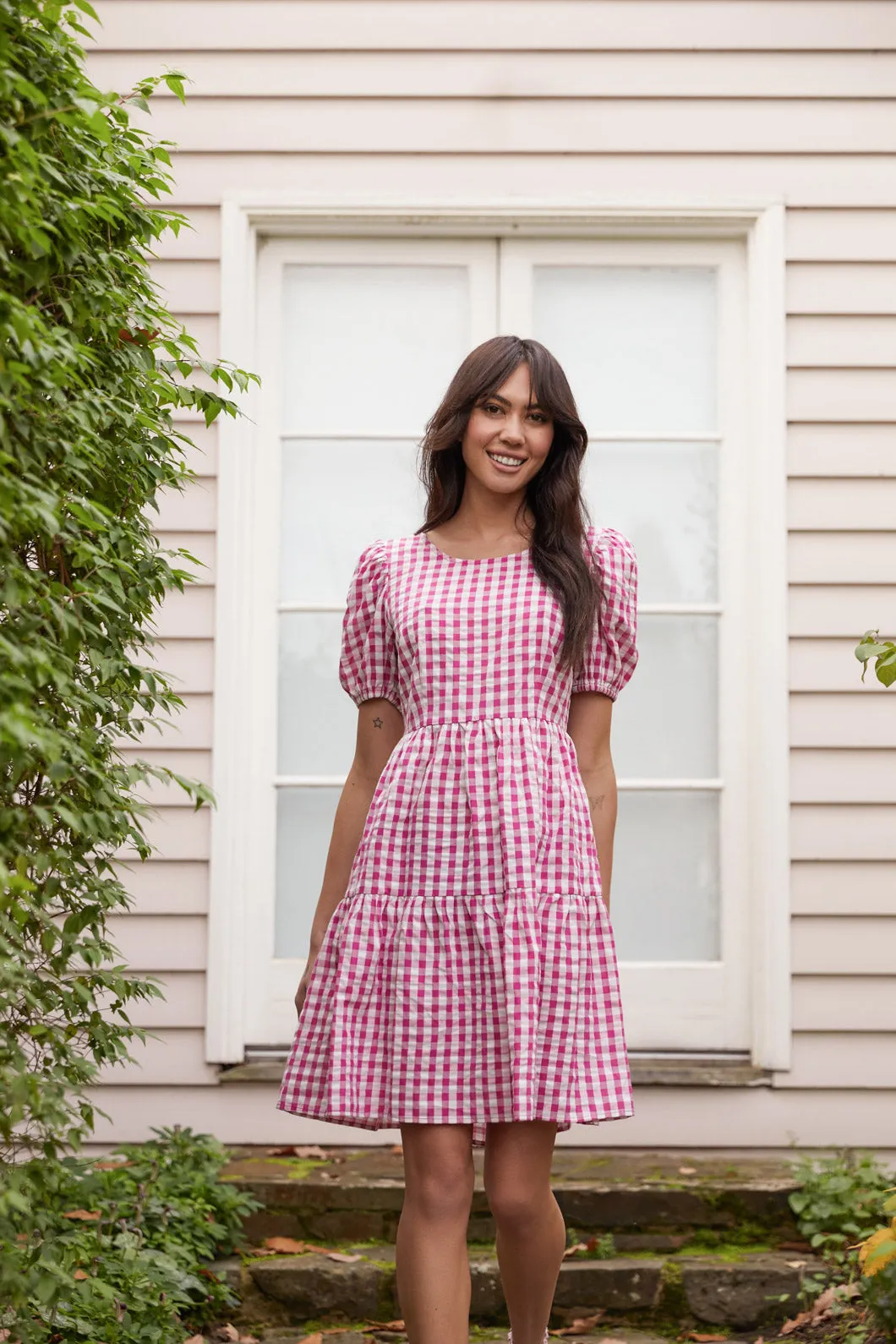 Checkered Heidi Dress