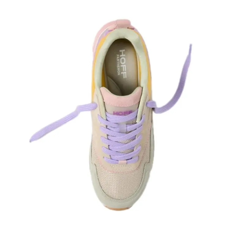 Hoff Donna Parthenon Grigio Viola Stringate Sneakers