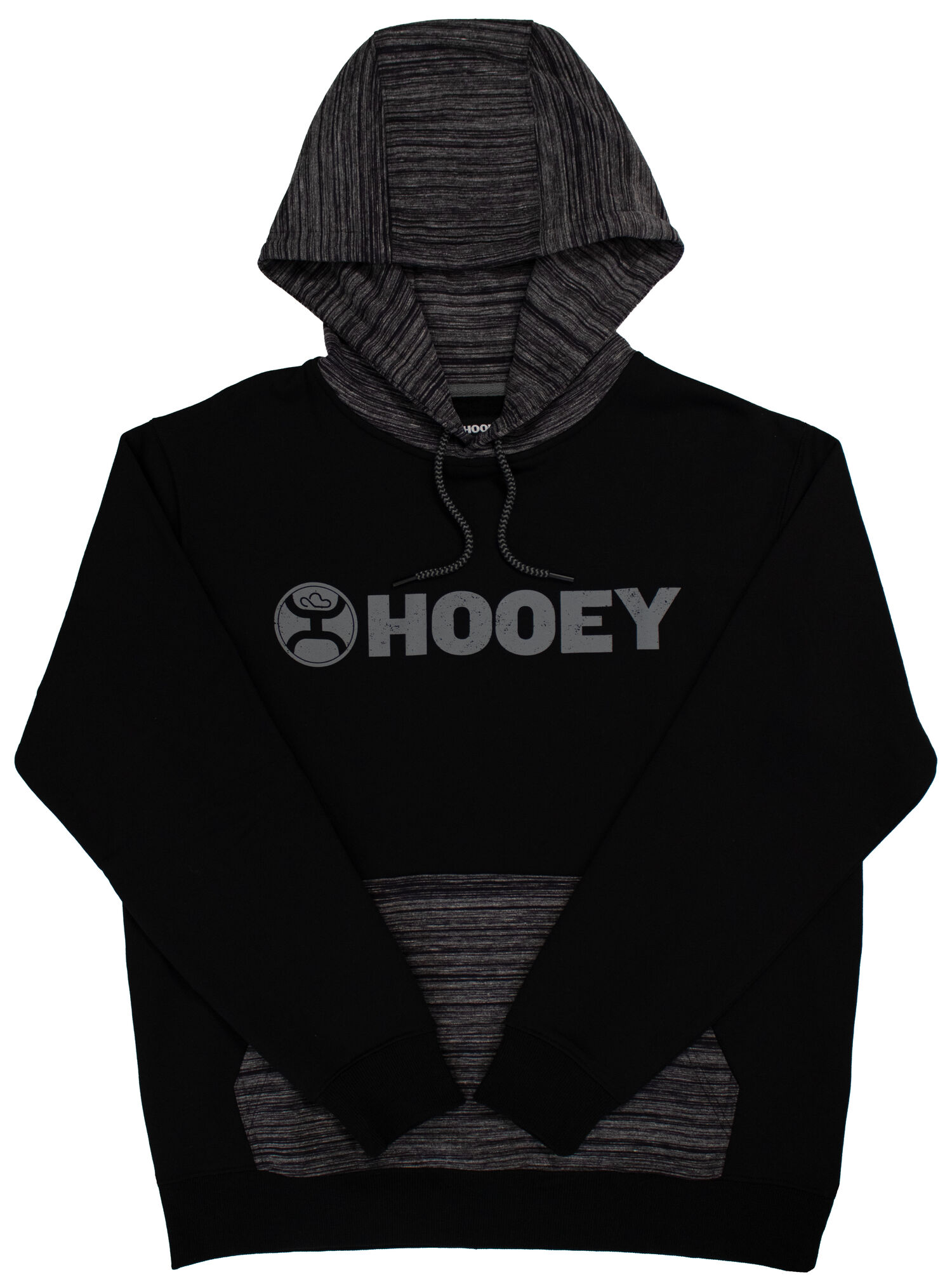 Hooey Youth Lock Up Logo Hoody in Black