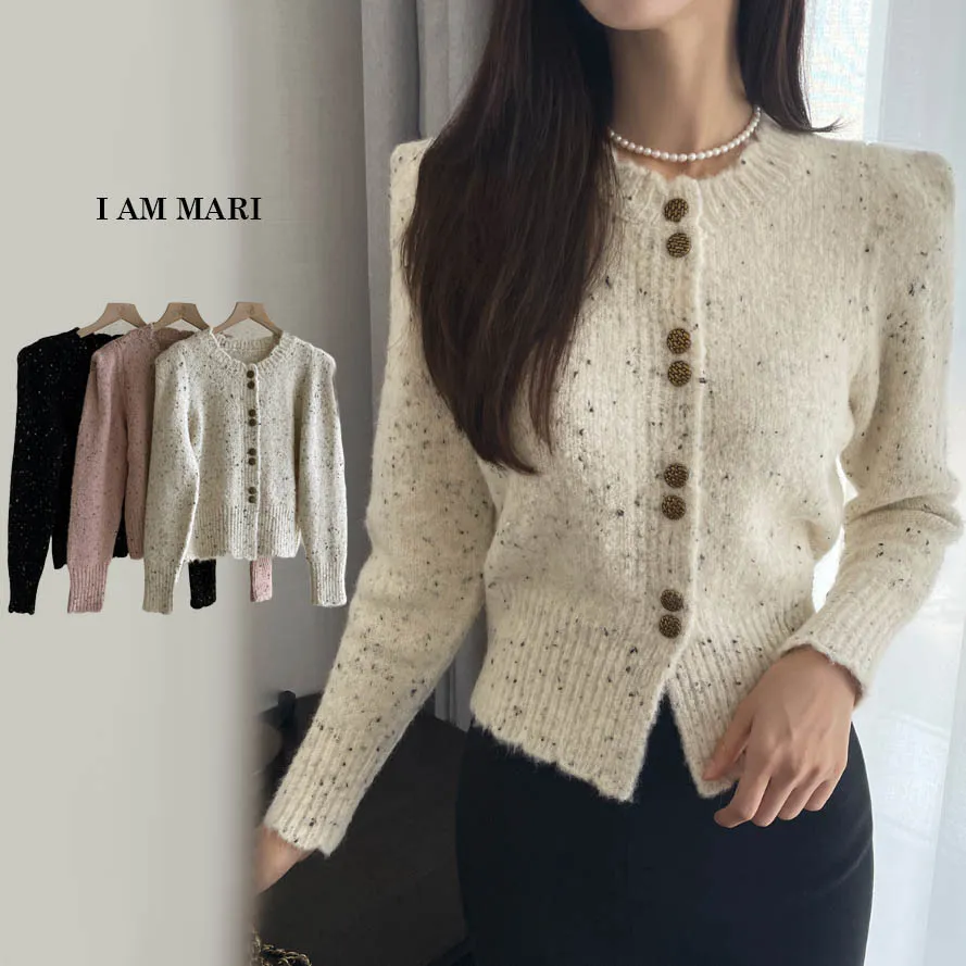 MARI Puff Sleeves Cardigans